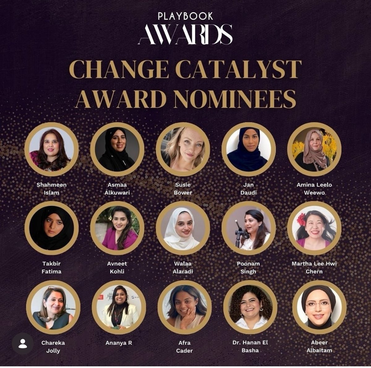 Playbook Awards Change Catalyst nominees