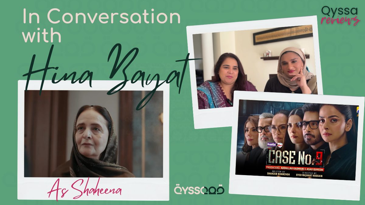 Qyssa episode card: In conversation with Hina Bayat